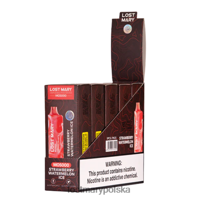 LOST MARY Vape Flavours - straciłem Mary Mo5000 lód arbuzowo-truskawkowy L4FV72