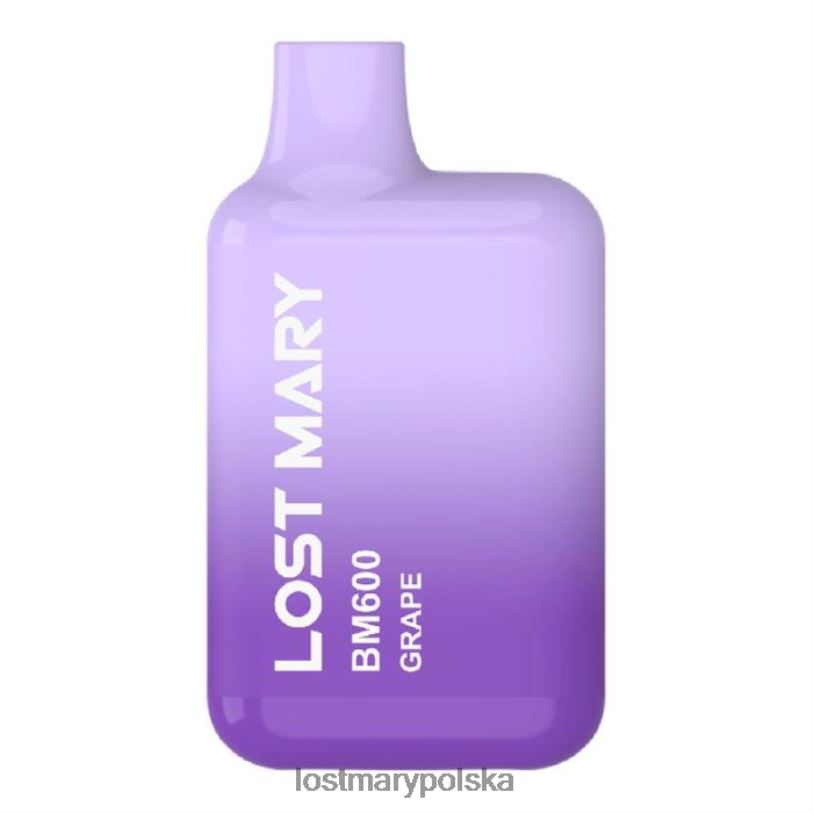 LOST MARY Online - Jednorazowy waporyzator Lost Mary Bm600 winogrono L4FV155