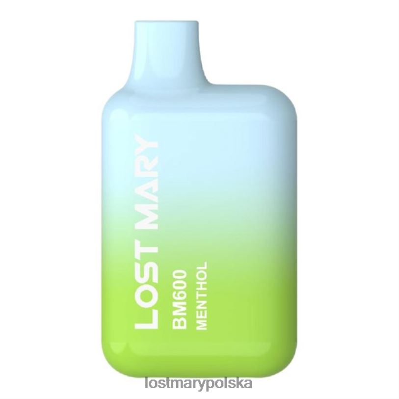 LOST MARY Polska - Jednorazowy waporyzator Lost Mary Bm600 mentol L4FV153