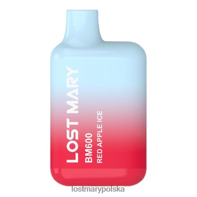 LOST MARY Vape Polska - Jednorazowy waporyzator Lost Mary Bm600 lód z czerwonych jabłek L4FV151