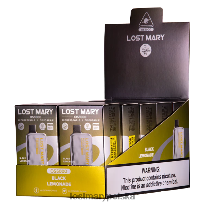 LOST MARY Cena - stracił połysk Mary Os5000 czarna lemoniada L4FV8