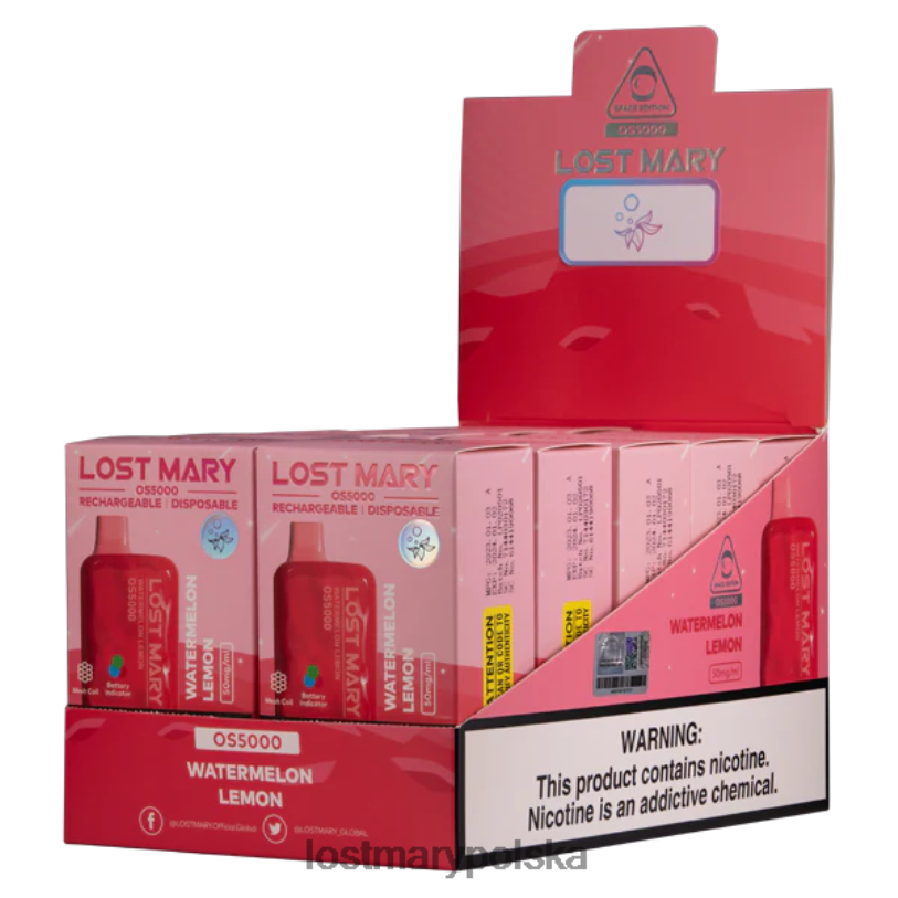 LOST MARY Cena - zgubiłem Mary Os5000 arbuz cytrynowy L4FV78