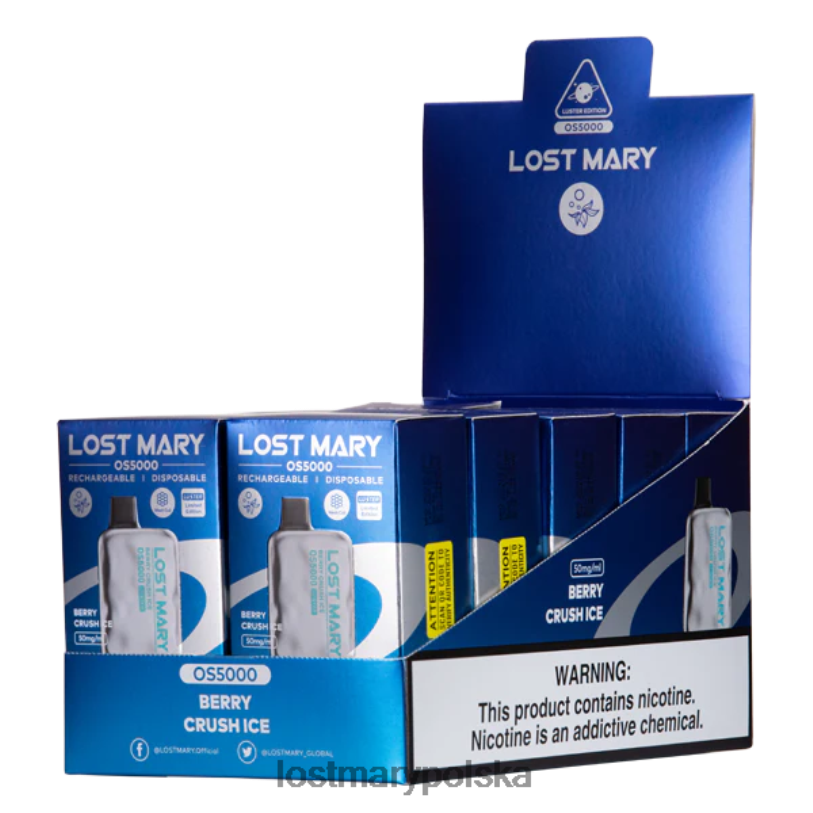LOST MARY Online - stracił połysk Mary Os5000 kruszony lód jagodowy L4FV5
