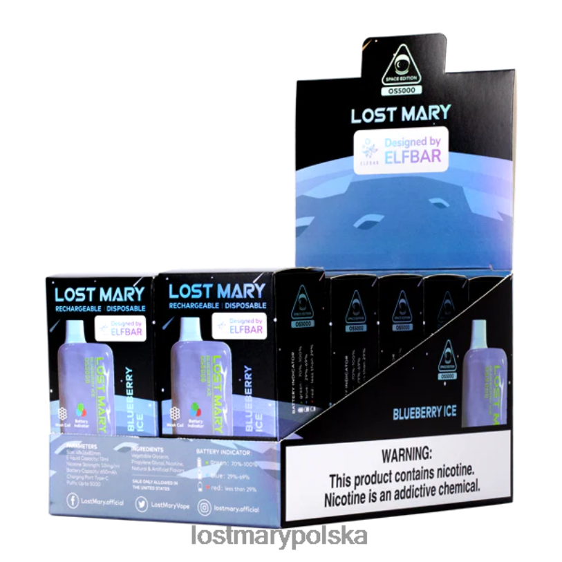 LOST MARY Opinie - zgubiłem Mary Os5000 lód jagodowy L4FV16